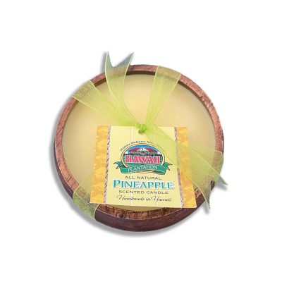 PINEAPPLE SCENTED CANDLE IN POI BOWL