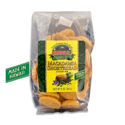 MACADAMIA NUT SHORTBREAD COOKIES 5 OZ.