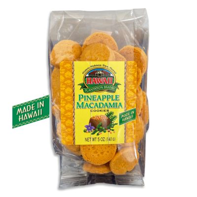 PINEAPPLE MACADAMIA NUT COOKIES 5 OZ.