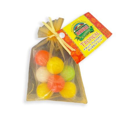 TROPICAL FRUIT FLAVORED BUBBLE GUM