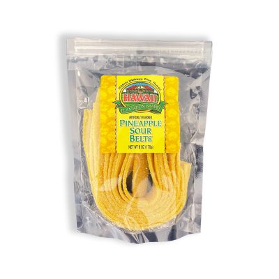 PINEAPPLE-FLAVORED SOUR BELTS 6 OZ.