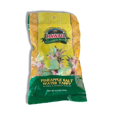 PINEAPPLE-FLAVORED SALT WATER TAFFY 4.5 OZ.