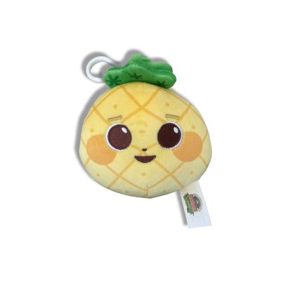 MINI SQUISH PINEAPPLE PLUSH WITH RING 5"