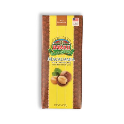 MACADAMIA MILK CHOCOLATE BAR 3 OZ.