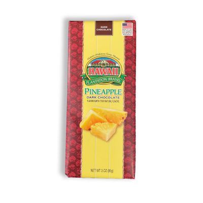 PINEAPPLE DARK CHOCOLATE BAR 2.75 OZ.