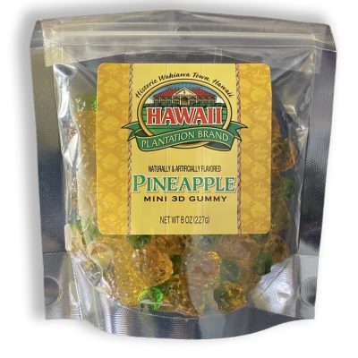 MINI 3D PINEAPPLE-FLAVORED GUMMY 8 OZ.