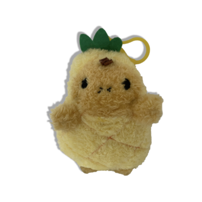 5" CUTE PINEAPPLE PLUSH WITH CLIP
