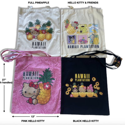 HELLO KITTY CANVAS TOTE BAG
