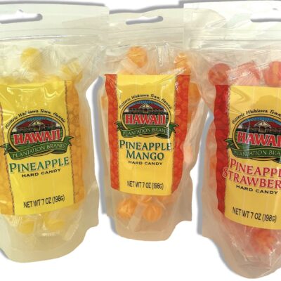 PINEAPPLE, PINEAPPLE/MANGO, OR PINEAPPLE/STRAWBERRY HARD CANDY 7 OZ.