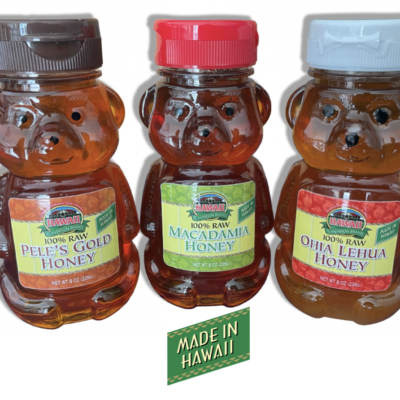 ASSORTED FLAVORED HONEY 8 OZ.