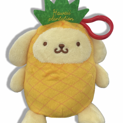 HELLO KITTY - 4" POMPOMPURIN PINEHEAD WITH KEY RING