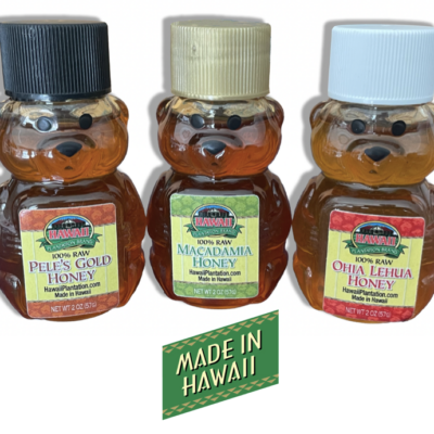 3 PK 100% HAWAIIAN HONEY 6 OZ.
