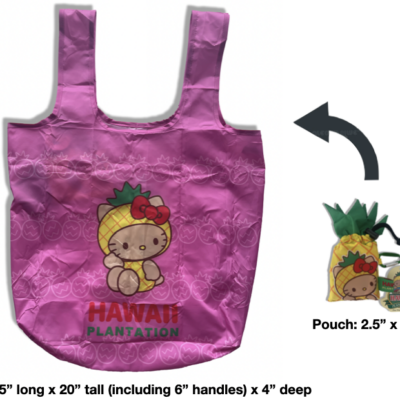 HELLO KITTY DRAWSTRING FOLDABLE BAG